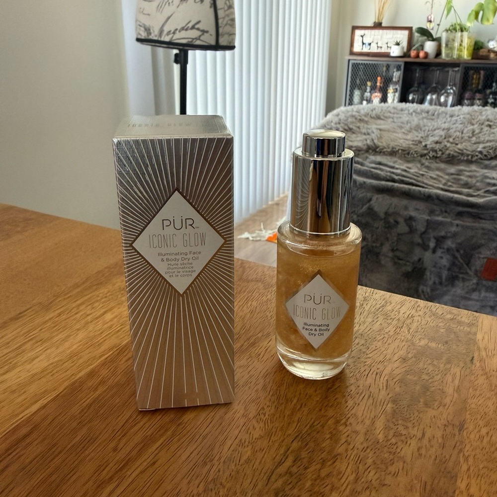Pur Iconic Glow Illuminating Face and Body Dry Oil 1 oz NEW in box